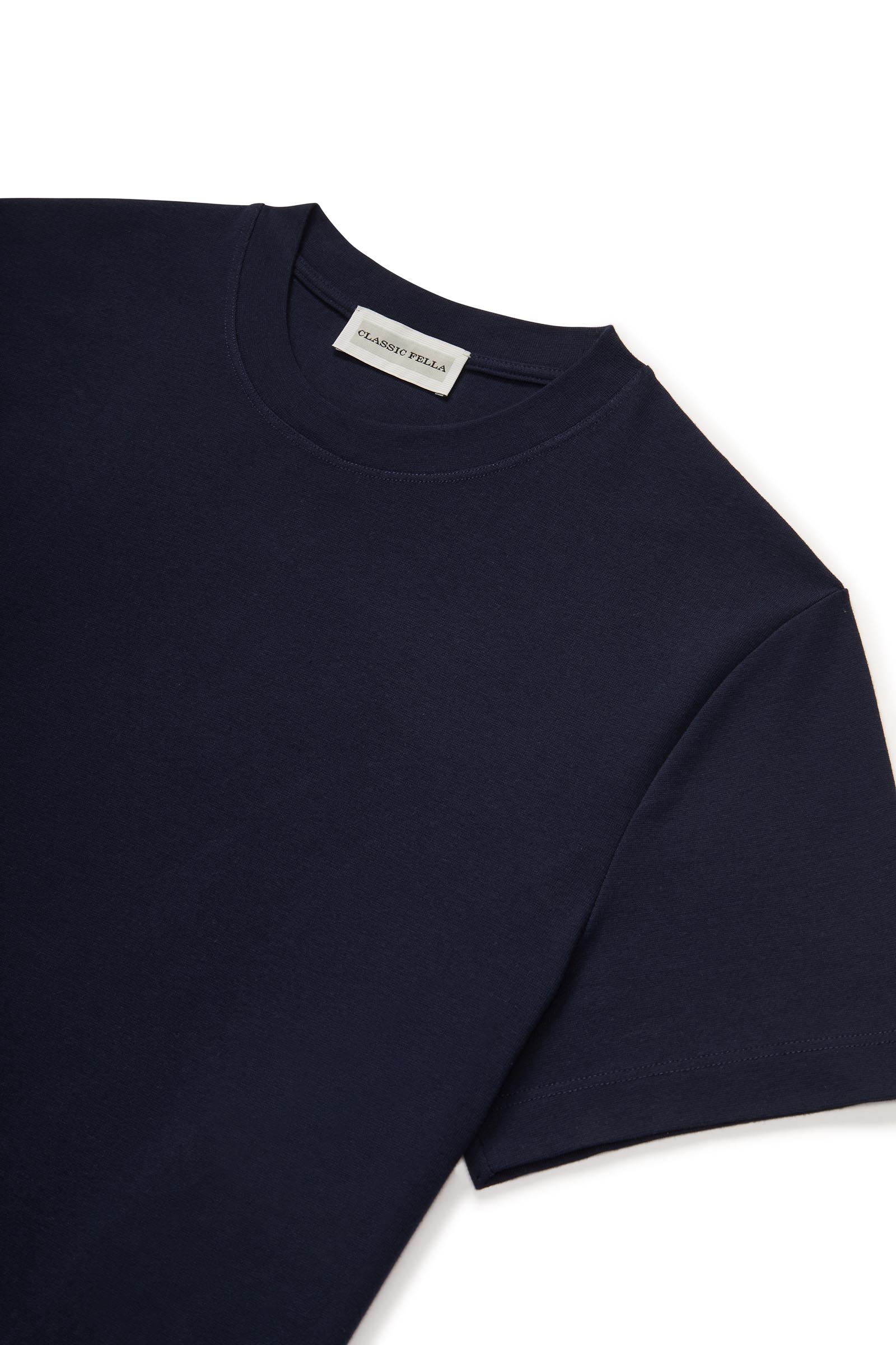 Structured T-Shirt - Navy