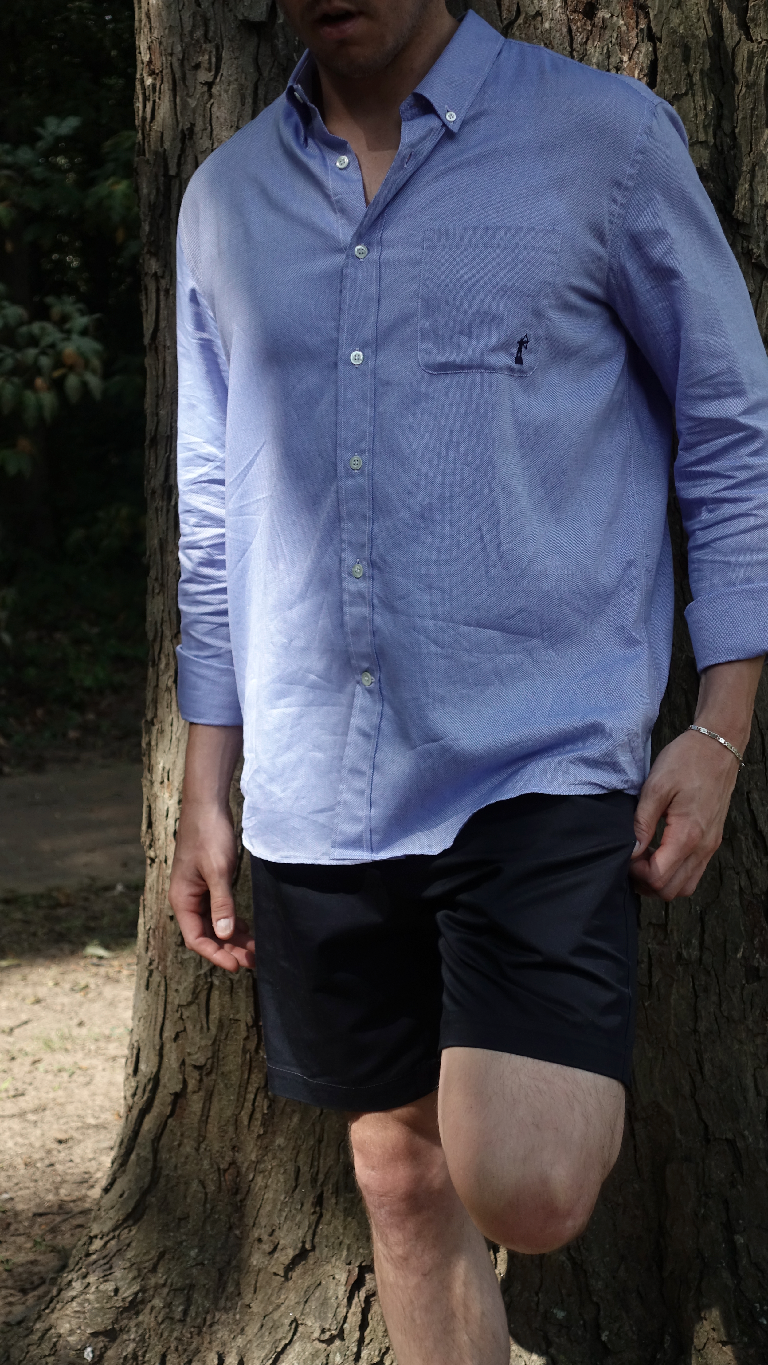 Royal Cotton Oxford Shirt | 100% Italian Cotton | Blue