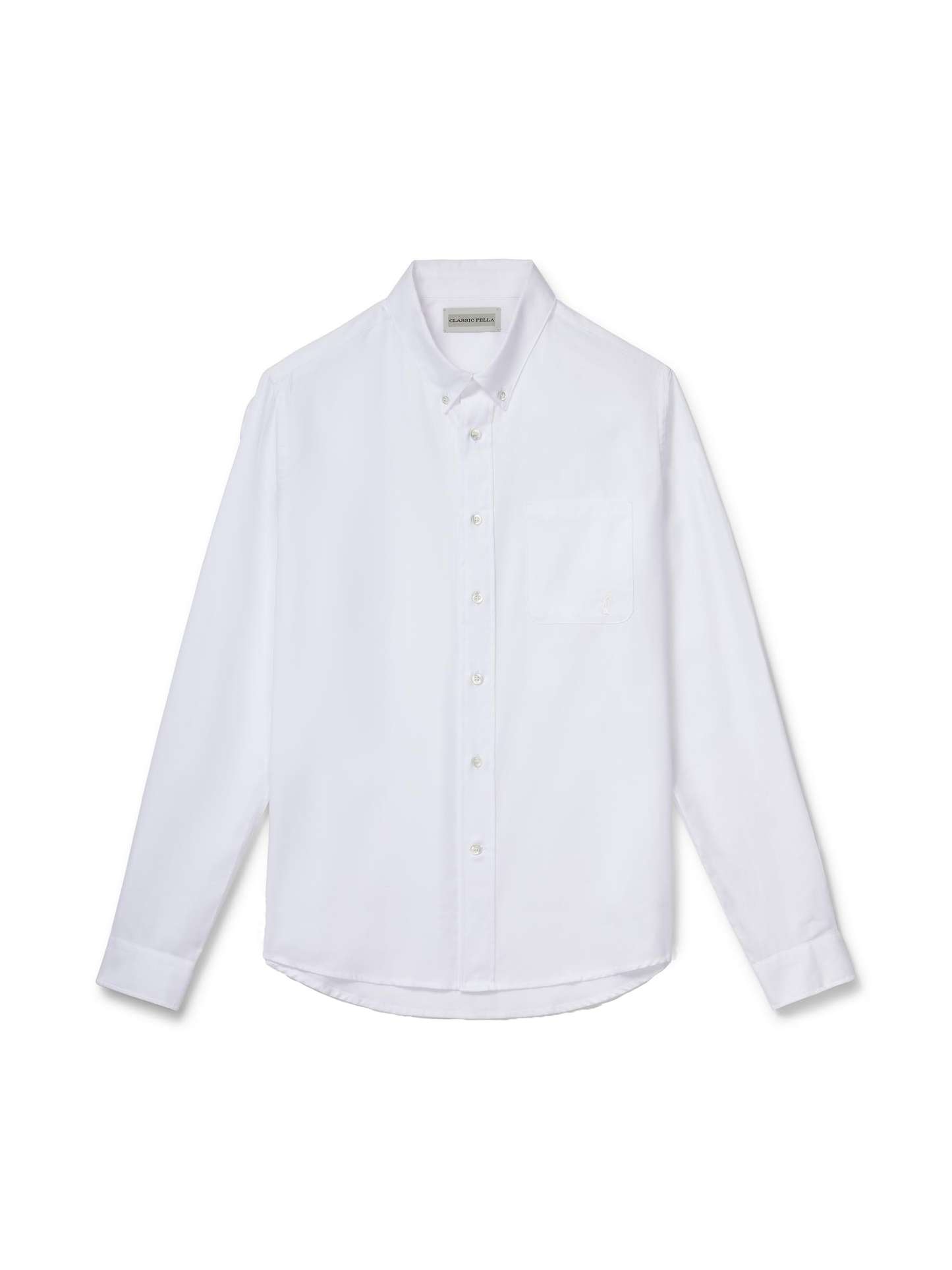 Italian Cotton Button Down - White