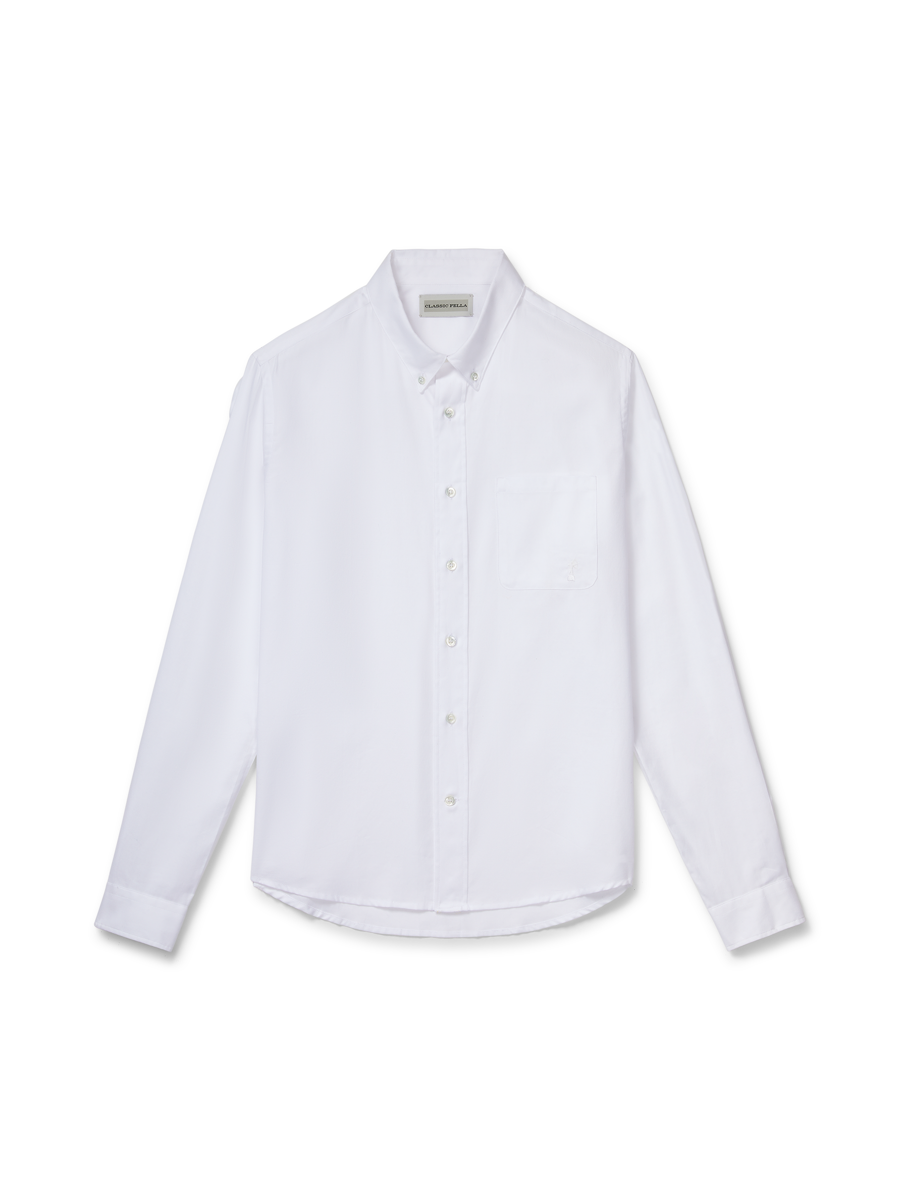 Signature Button Down | 100% Italian Cotton | White – Classic Fella