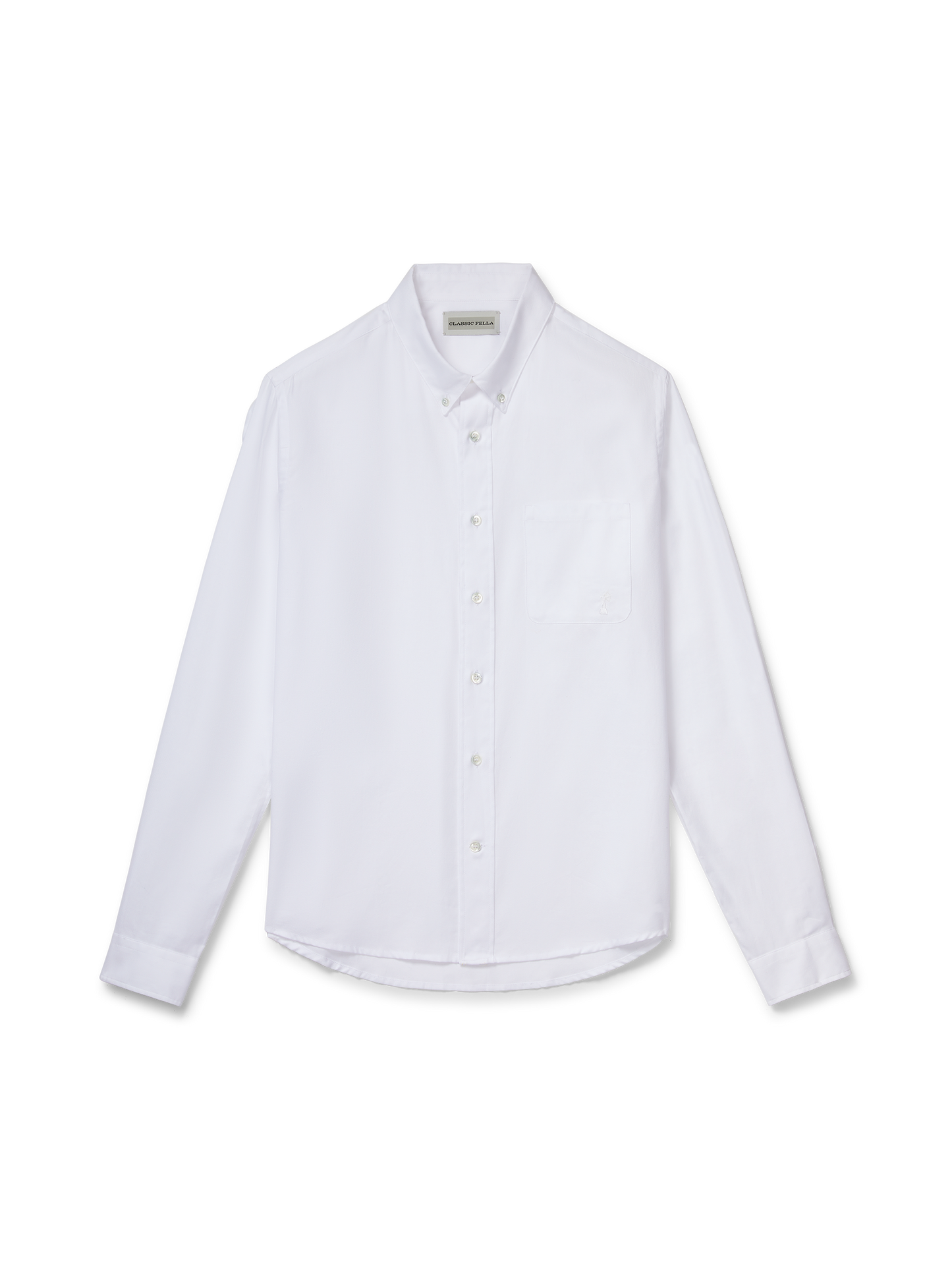 Italian Cotton Button Down - White