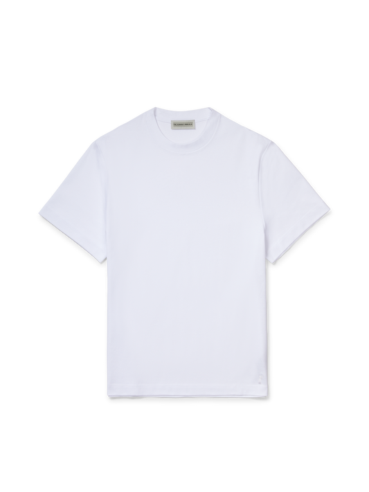 Classic T-Shirt in Italian Stretch Cotton - White